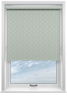 Beech Leaf (Blackout), Light Mint - Twist&Fit Roller Blind
